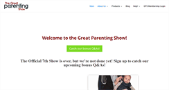 Desktop Screenshot of greatparentingshow.com